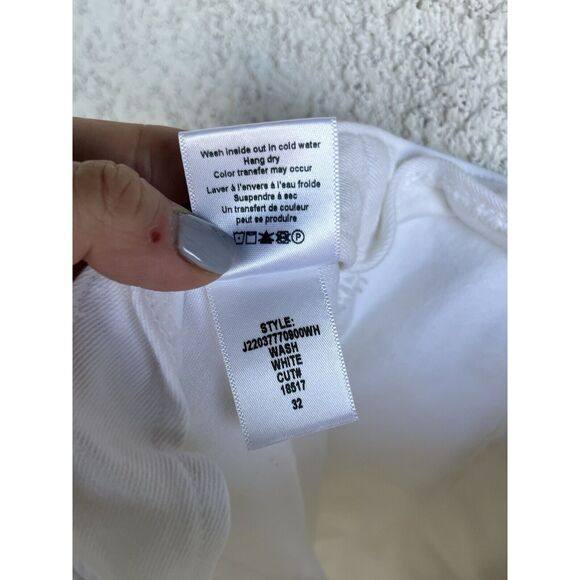 Veronica Beard Crossbow Crop Wide Crop High Rise Jeans - Size 32 - White - Picture 9 of 9